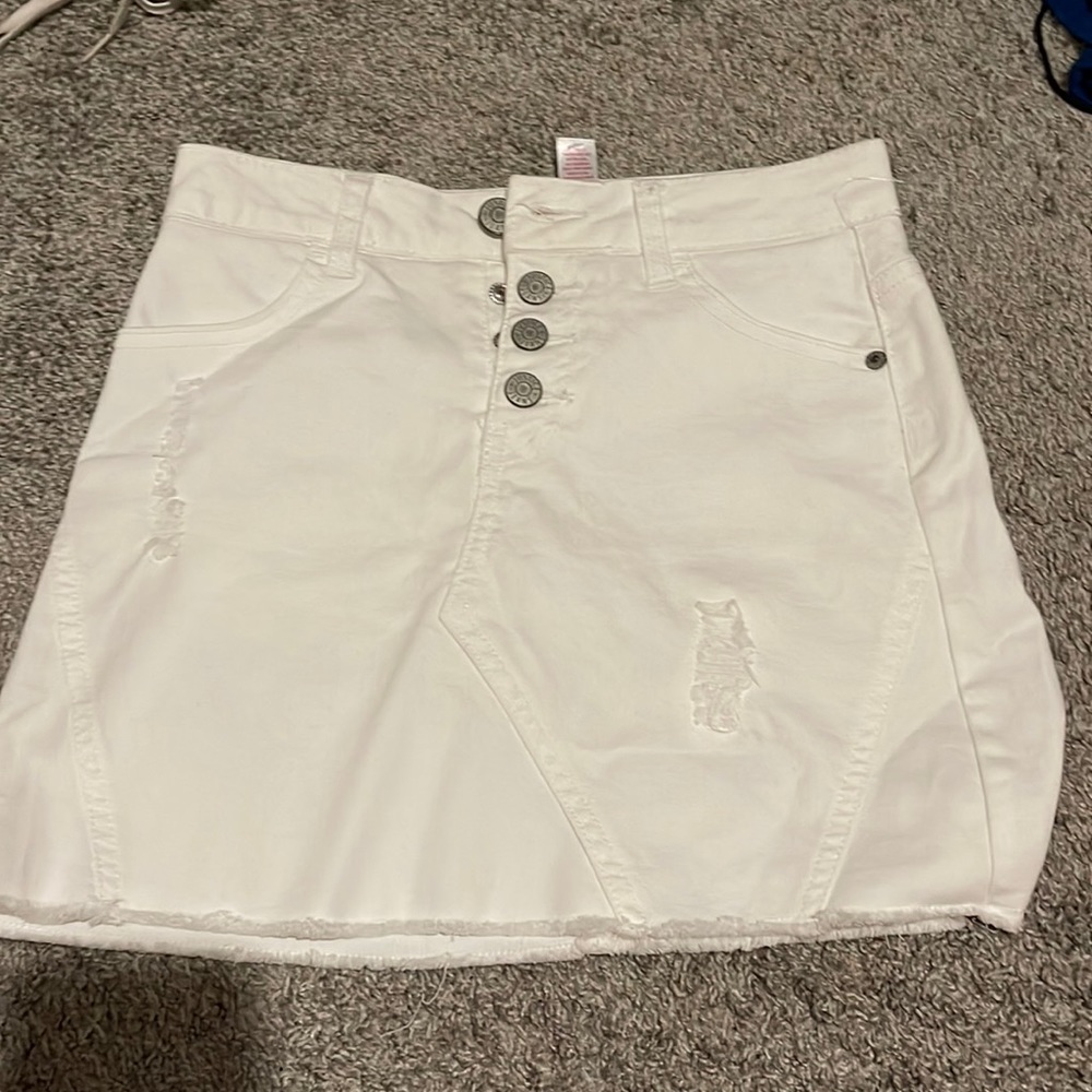 White mini skirt from Justice in size 12